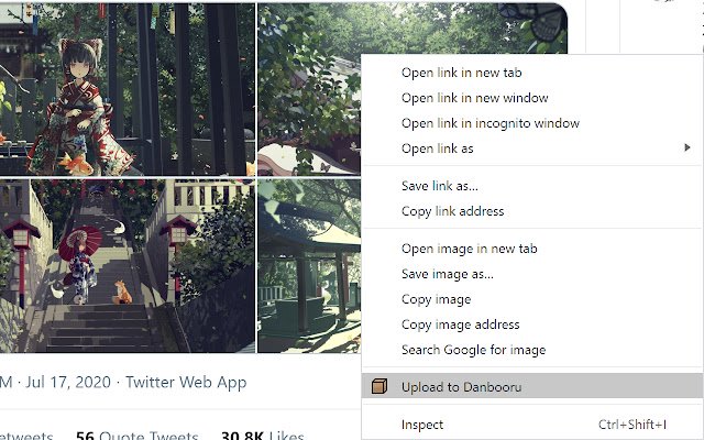 Upload to Danbooru  from Chrome web store to be run with OffiDocs Chromium online