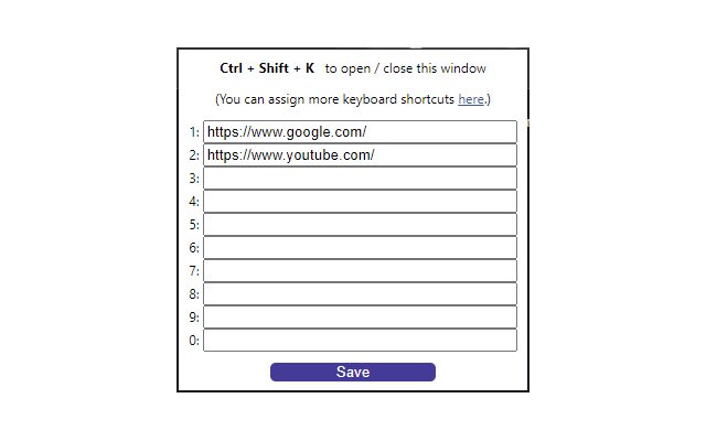 Chrome വെബ് സ്റ്റോറിൽ നിന്നുള്ള URI കീബോർഡ് കുറുക്കുവഴികൾ OffiDocs Chromium ഓൺലൈനിൽ പ്രവർത്തിക്കും