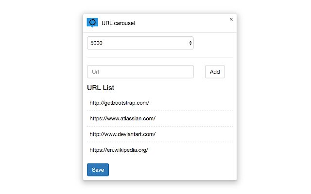 URL carousel  from Chrome web store to be run with OffiDocs Chromium online