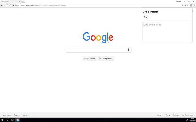 URL Screener  from Chrome web store to be run with OffiDocs Chromium online