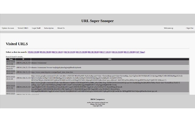 URL Super Logger  from Chrome web store to be run with OffiDocs Chromium online