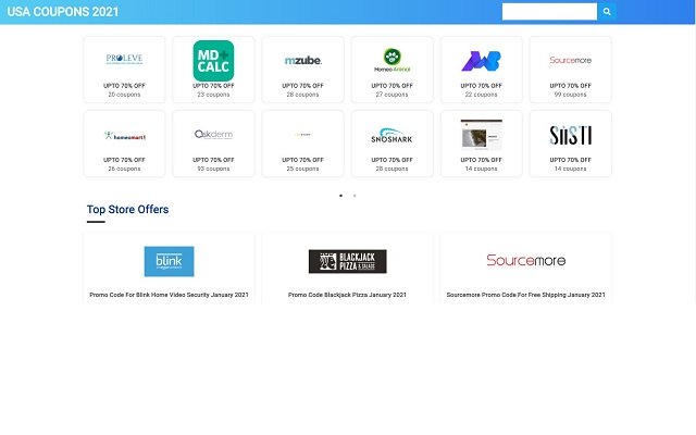 USA Coupons 2021  from Chrome web store to be run with OffiDocs Chromium online