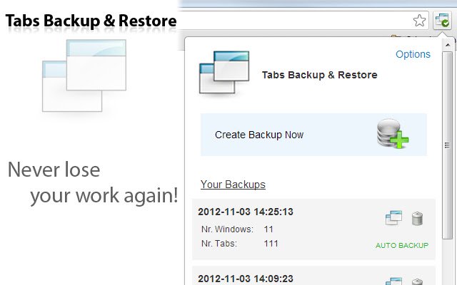 vapier tabs backup  from Chrome web store to be run with OffiDocs Chromium online