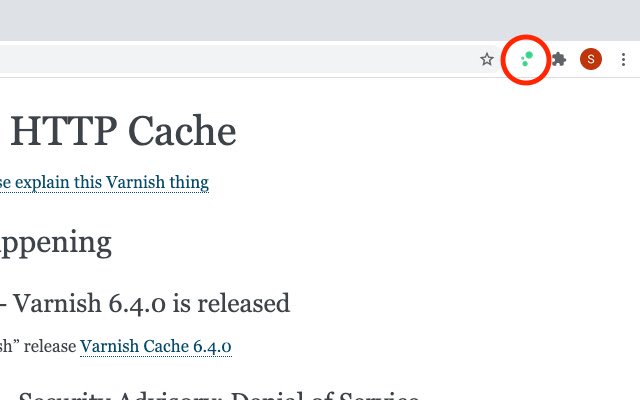 نشانگر Varnish از فروشگاه وب کروم برای اجرای آنلاین با OffiDocs Chromium