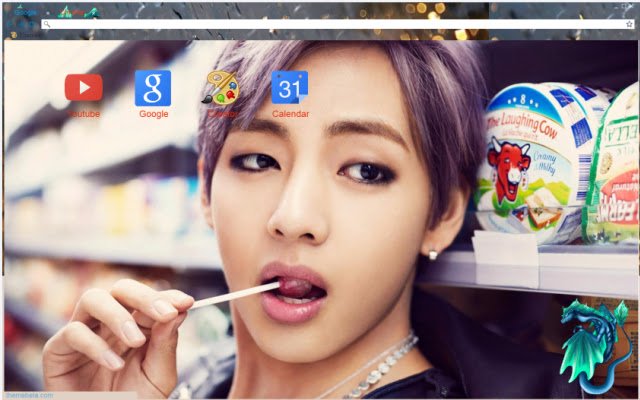 V BTS (KIM TAEHYUNG) BangTan Boys  from Chrome web store to be run with OffiDocs Chromium online