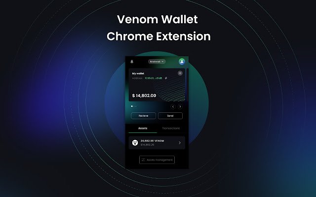 Venom Wallet  from Chrome web store to be run with OffiDocs Chromium online