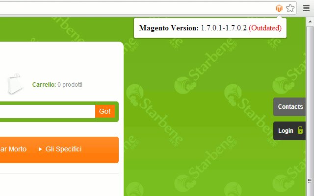 Version Check for Magento  from Chrome web store to be run with OffiDocs Chromium online