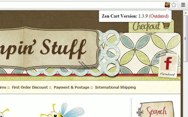Version Check for Zen Cart  from Chrome web store to be run with OffiDocs Chromium online