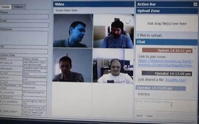 Video Conferencing Screen Sharing  from Chrome web store to be run with OffiDocs Chromium online