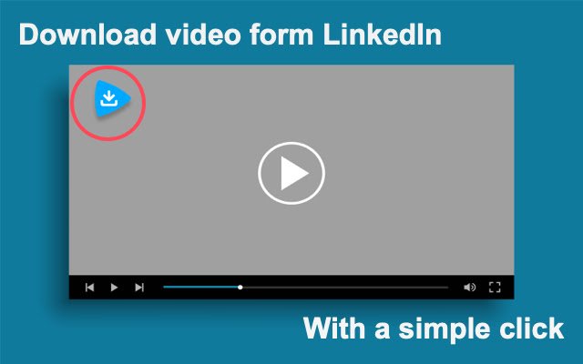 Video Downloader For LinkedIn™  from Chrome web store to be run with OffiDocs Chromium online