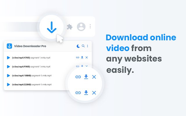 Video Downloader Pro  from Chrome web store to be run with OffiDocs Chromium online