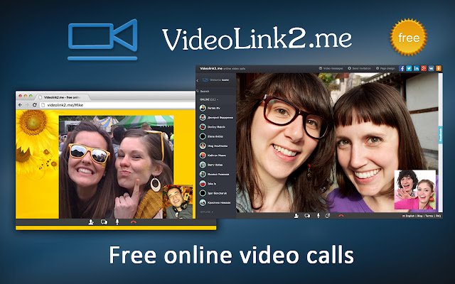 Videolink2me  from Chrome web store to be run with OffiDocs Chromium online