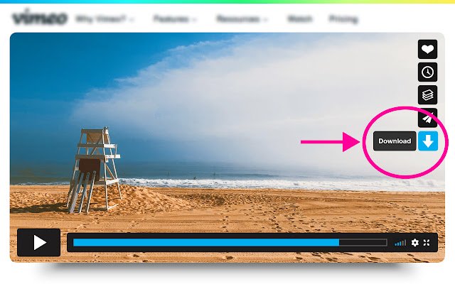 Video Saver for Vimeo  from Chrome web store to be run with OffiDocs Chromium online