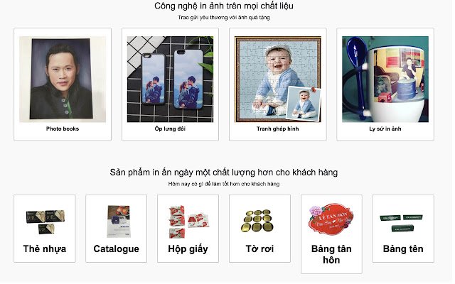 Vietnam Printing Vietnamprinting.com  from Chrome web store to be run with OffiDocs Chromium online
