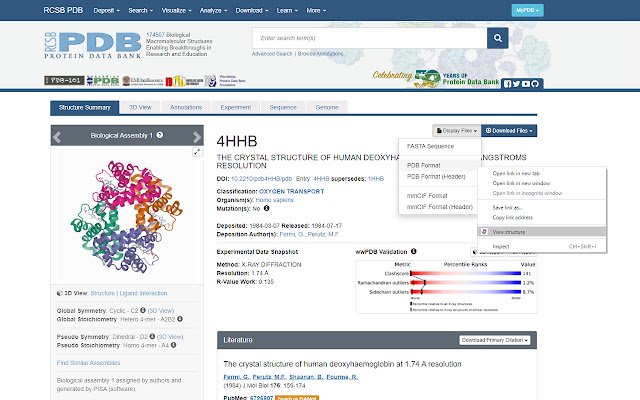 Vizualizați proteinele cu vizualizatorul NGL din magazinul web Chrome pentru a fi rulate online cu OffiDocs Chromium