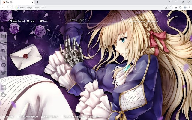 Шпалери Violet Evergarden із веб-магазину Chrome, які можна запускати за допомогою OffiDocs Chromium онлайн