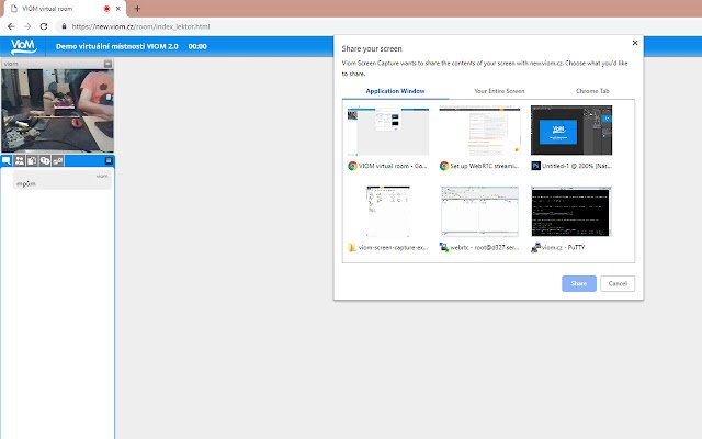 Viom Screen Capture de Chrome web store se ejecutará con OffiDocs Chromium en línea