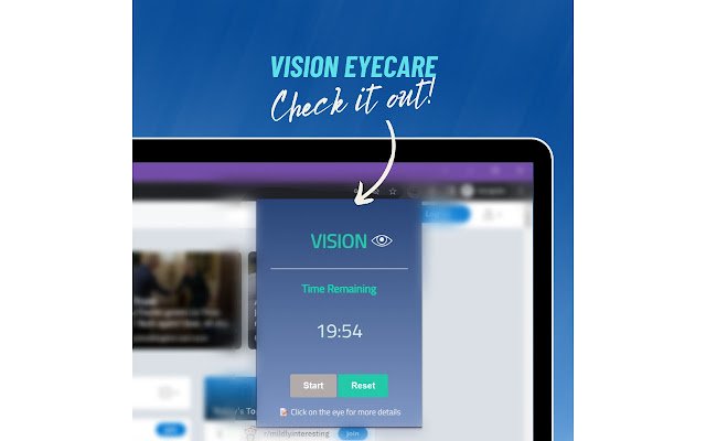 يتم تشغيل Vision Eyecare 20 20 20 من متجر Chrome الإلكتروني مع OffiDocs Chromium عبر الإنترنت