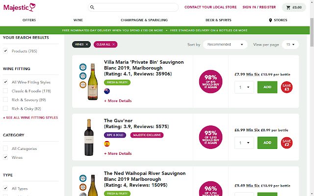 Vivino Wine Ratings de la tienda web de Chrome se ejecutará con OffiDocs Chromium en línea