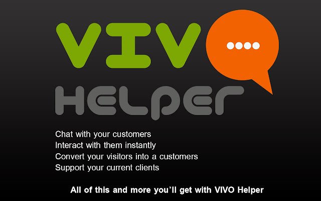 VIVO Helper  from Chrome web store to be run with OffiDocs Chromium online