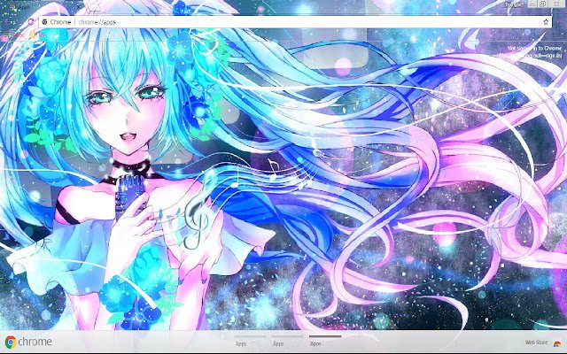 Vocaloid 1366x768  from Chrome web store to be run with OffiDocs Chromium online