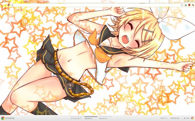 Vocaloid Kagamine Rin theme  from Chrome web store to be run with OffiDocs Chromium online