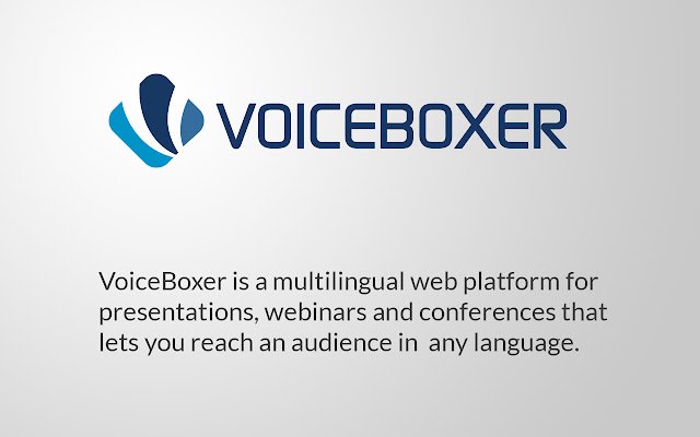 VoiceBoxer aus dem Chrome-Webshop zur Ausführung mit OffiDocs Chromium online