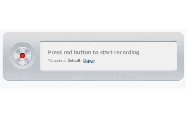 Voice Recorder  from Chrome web store to be run with OffiDocs Chromium online