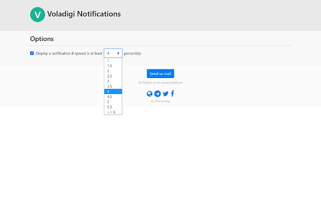 Voladigi Notifications  from Chrome web store to be run with OffiDocs Chromium online