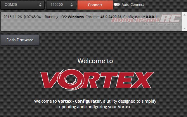 Vortex Configurator de Chrome web store para ejecutarse con OffiDocs Chromium en línea