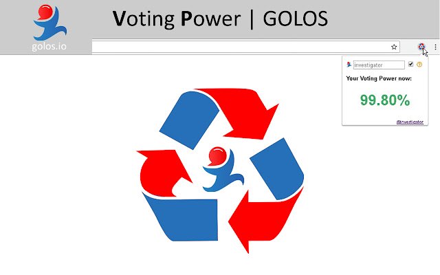 Voting Power | GOLOS  from Chrome web store to be run with OffiDocs Chromium online