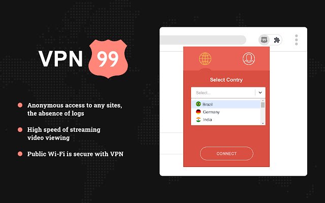 VPN99 — fast secure VPN  from Chrome web store to be run with OffiDocs Chromium online