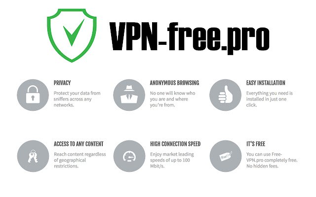 VPN free.pro Free Unlimited VPN  from Chrome web store to be run with OffiDocs Chromium online