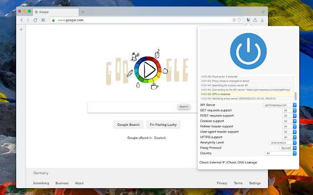 VPN Master Free HTTP and SOCKS Proxies  from Chrome web store to be run with OffiDocs Chromium online