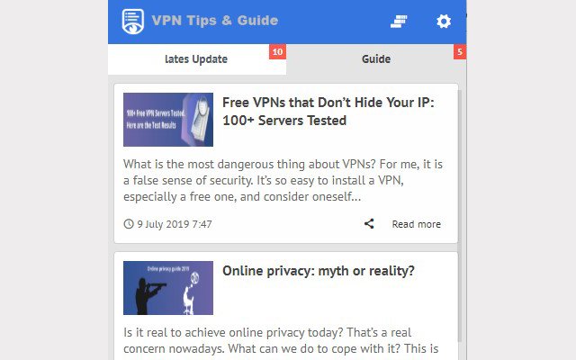 VPN Tips and Guide Blog Update  from Chrome web store to be run with OffiDocs Chromium online