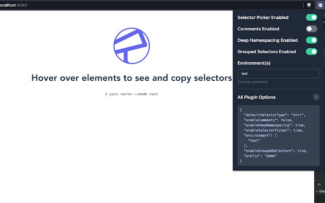 Vue Hubble из интернет-магазина Chrome будет работать с OffiDocs Chromium онлайн