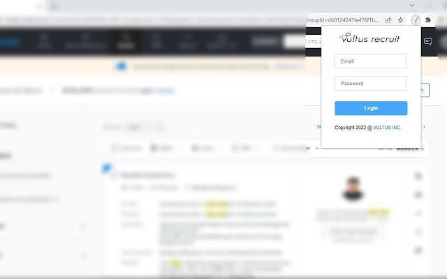 L'importateur de candidats Vultus de la boutique en ligne Chrome doit être exécuté avec OffiDocs Chromium en ligne