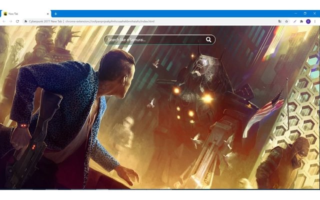 Wallpapers Cyberpunk 2077  from Chrome web store to be run with OffiDocs Chromium online