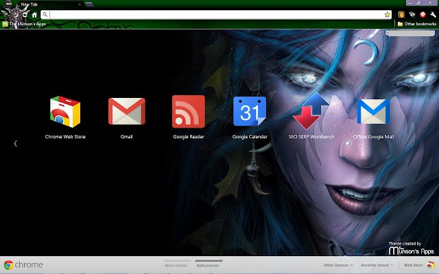 Warcraft III: Night Elf (1366x768)  from Chrome web store to be run with OffiDocs Chromium online