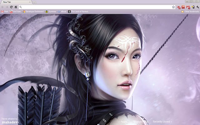 Warrior Girl dari toko web Chrome untuk dijalankan dengan OffiDocs Chromium online