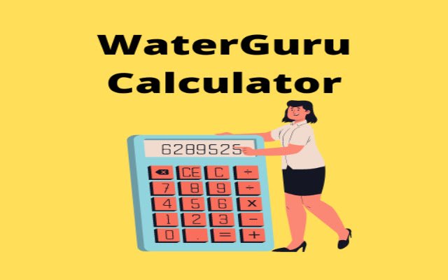 waterguru Calculator aus dem Chrome-Webshop, der mit OffiDocs Chromium online ausgeführt werden soll