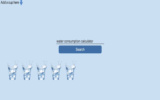 Water Intake  from Chrome web store to be run with OffiDocs Chromium online
