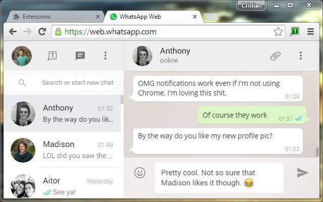 WAToolkit  from Chrome web store to be run with OffiDocs Chromium online