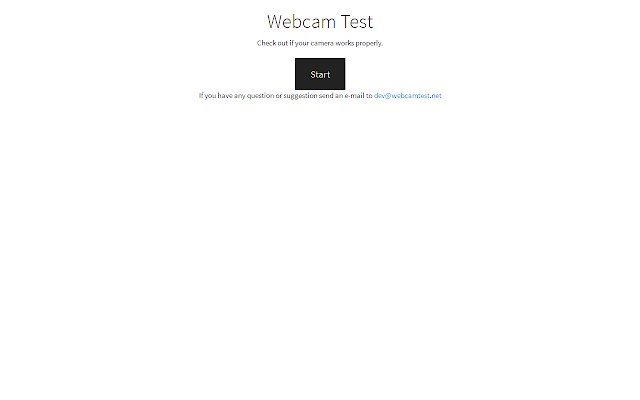 Webcam Test, Test Your Webcam Online  from Chrome web store to be run with OffiDocs Chromium online