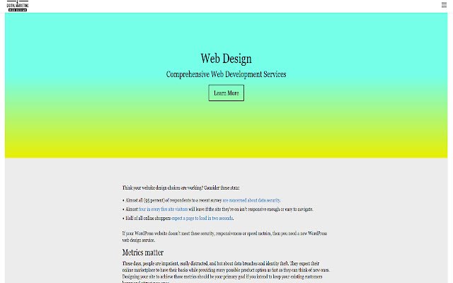 Web Design Services  from Chrome web store to be run with OffiDocs Chromium online