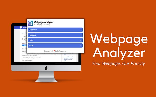 Webpage Analyzer SEO Tool  from Chrome web store to be run with OffiDocs Chromium online