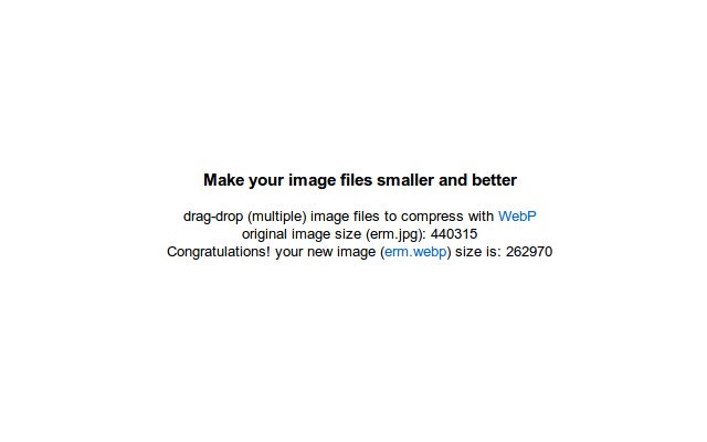 WebP converter  from Chrome web store to be run with OffiDocs Chromium online