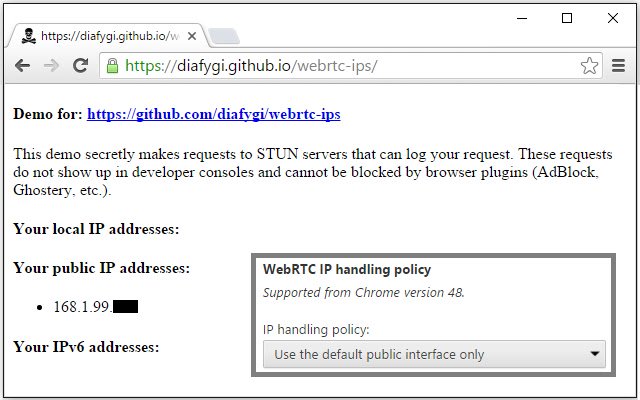 WebRTC Leak Impedisci al Chrome Web Store di essere eseguito con OffiDocs Chromium online