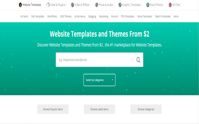 Website Templates Themes Plugins  from Chrome web store to be run with OffiDocs Chromium online