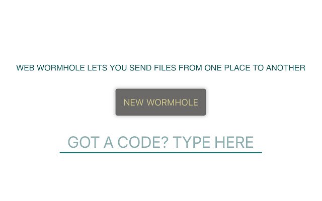 WebWormhole  from Chrome web store to be run with OffiDocs Chromium online